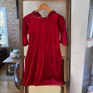 GABBY CRANBERRY VELVET BLAIR DRESS GIRLS HOLIDAYS SPECIAL OCCASION 14 NEW VELVET